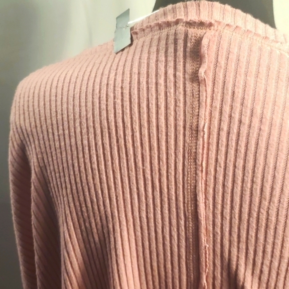 Wild Fable Pink pull over long sleeve Waffle shirt Size Small New - Picture 5 of 13